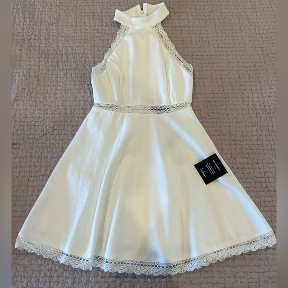 NWT White Lulus Mini Dress (Size Small) - Picture 3 of 5
